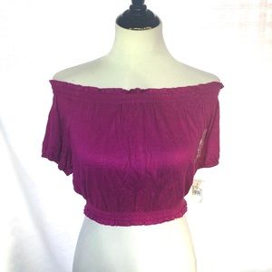 Soul Cake Cropped Shirt Womens L